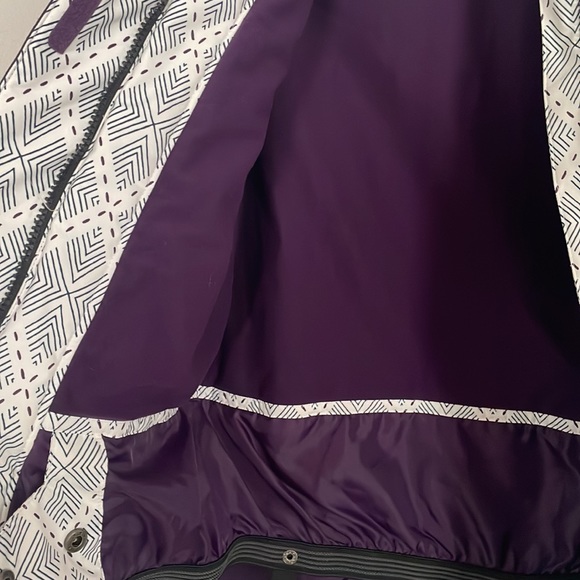 Aperture pan face white, purple and black 10k, snowboard jacket, - Picture 4 of 4